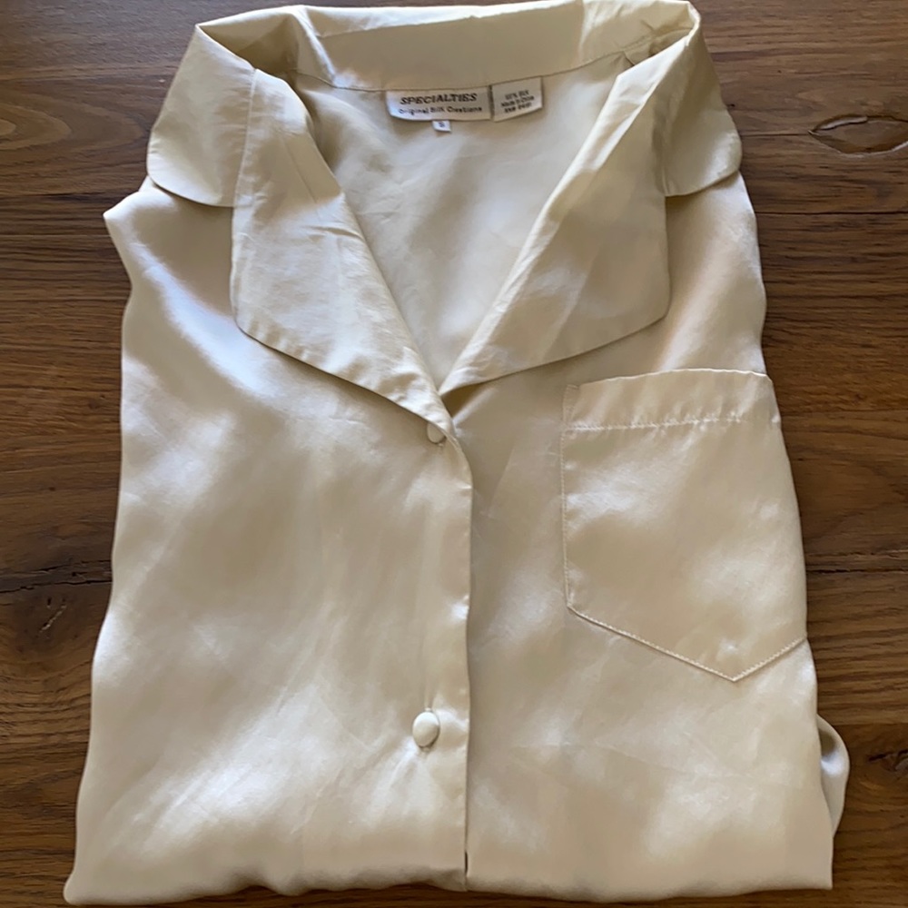 Silk pajamas